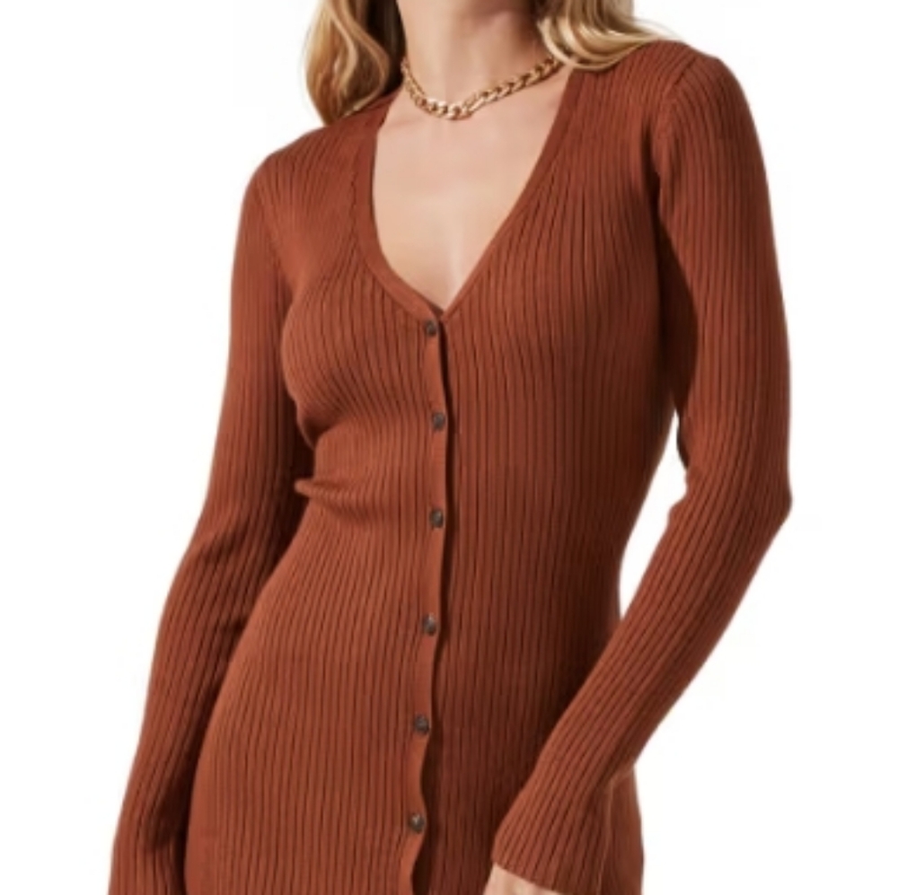 ASTR The Label Nordstrom Long Cardigan Dress Medium Like New